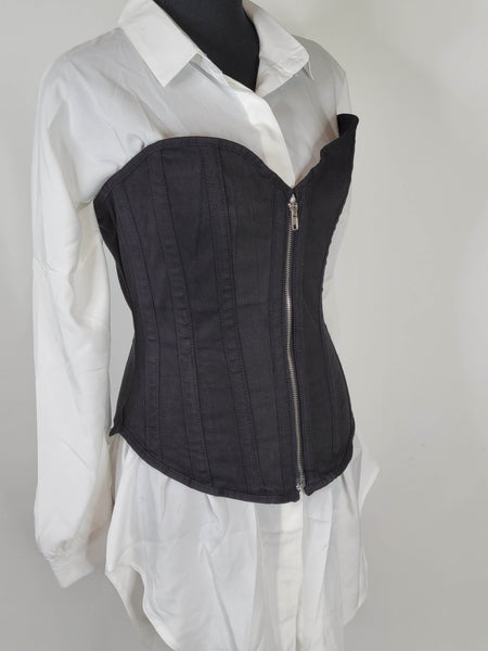Sexy Corset Belt With Zipper and Modesty Panel – Linda Clay