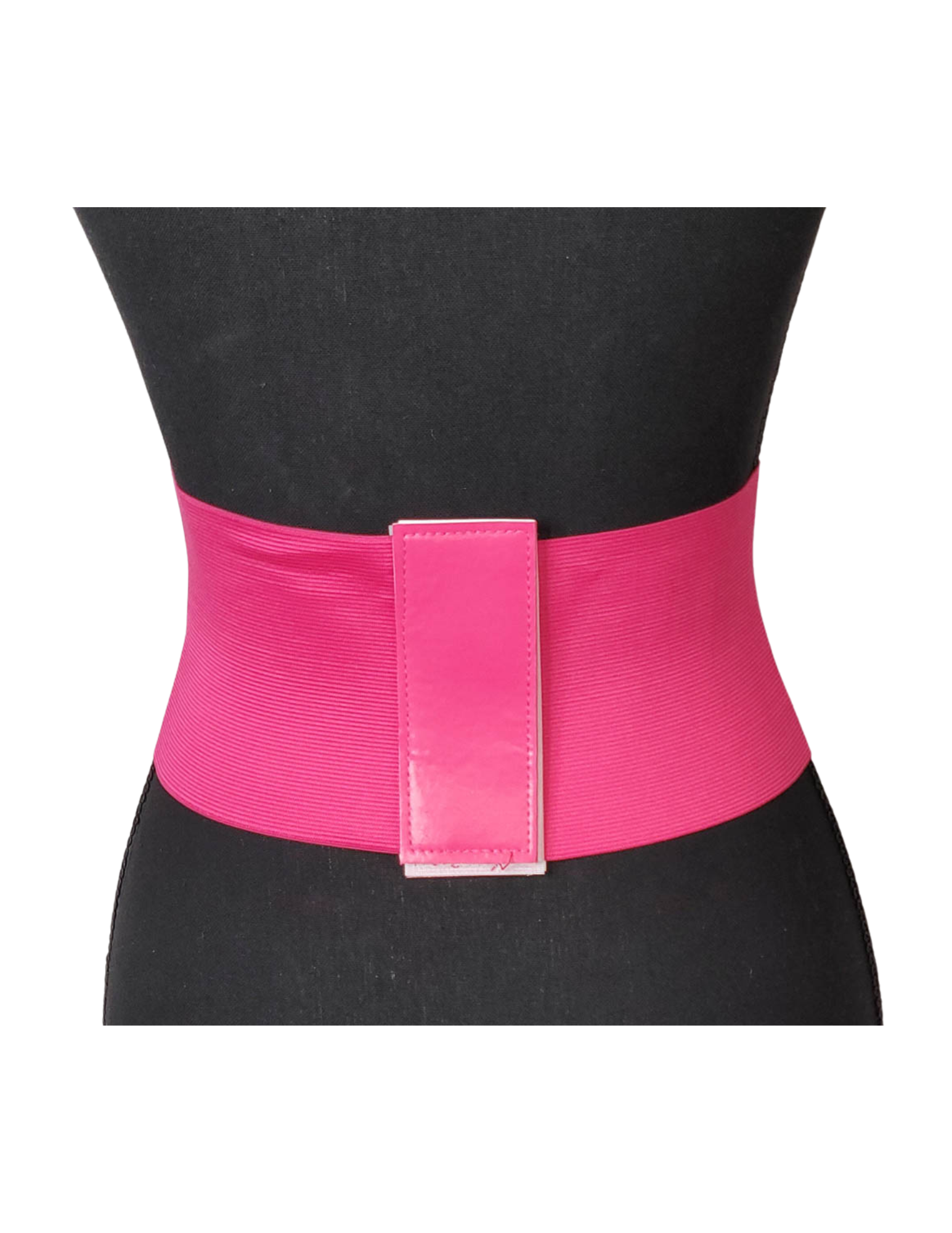 Pink Leather Lace Up Corset Belt | Linda Clay