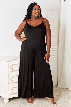 Double Take Soft Rayon Wide-Leg Jumpsuit