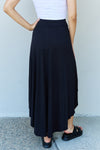 Ninexis First Choice High Waisted Flare Maxi Skirt in Black