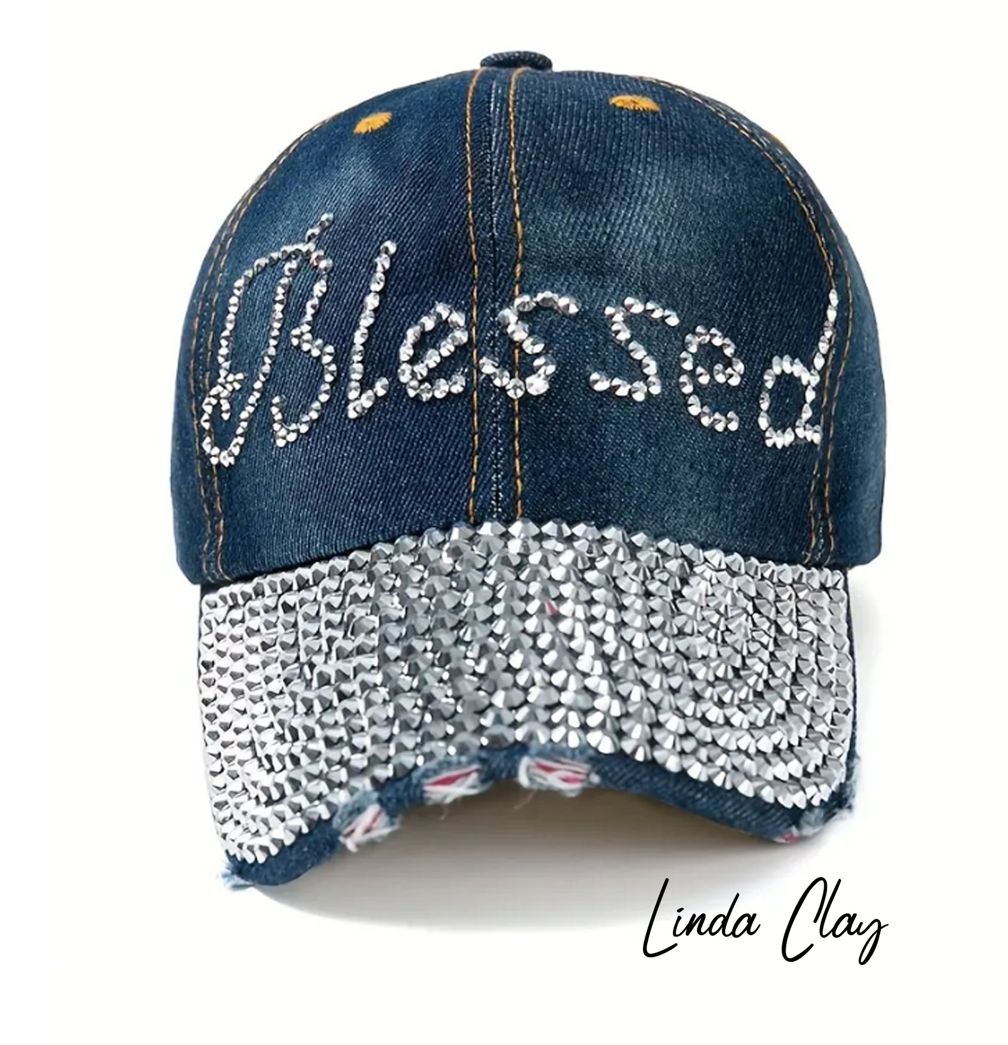 Bling Adjustable Baseball Cap | Linda Clay