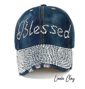 Bling Adjustable Baseball Cap | Linda Clay