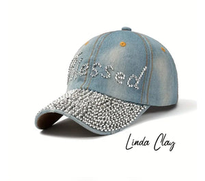 Bling Adjustable Baseball Cap | Linda Clay