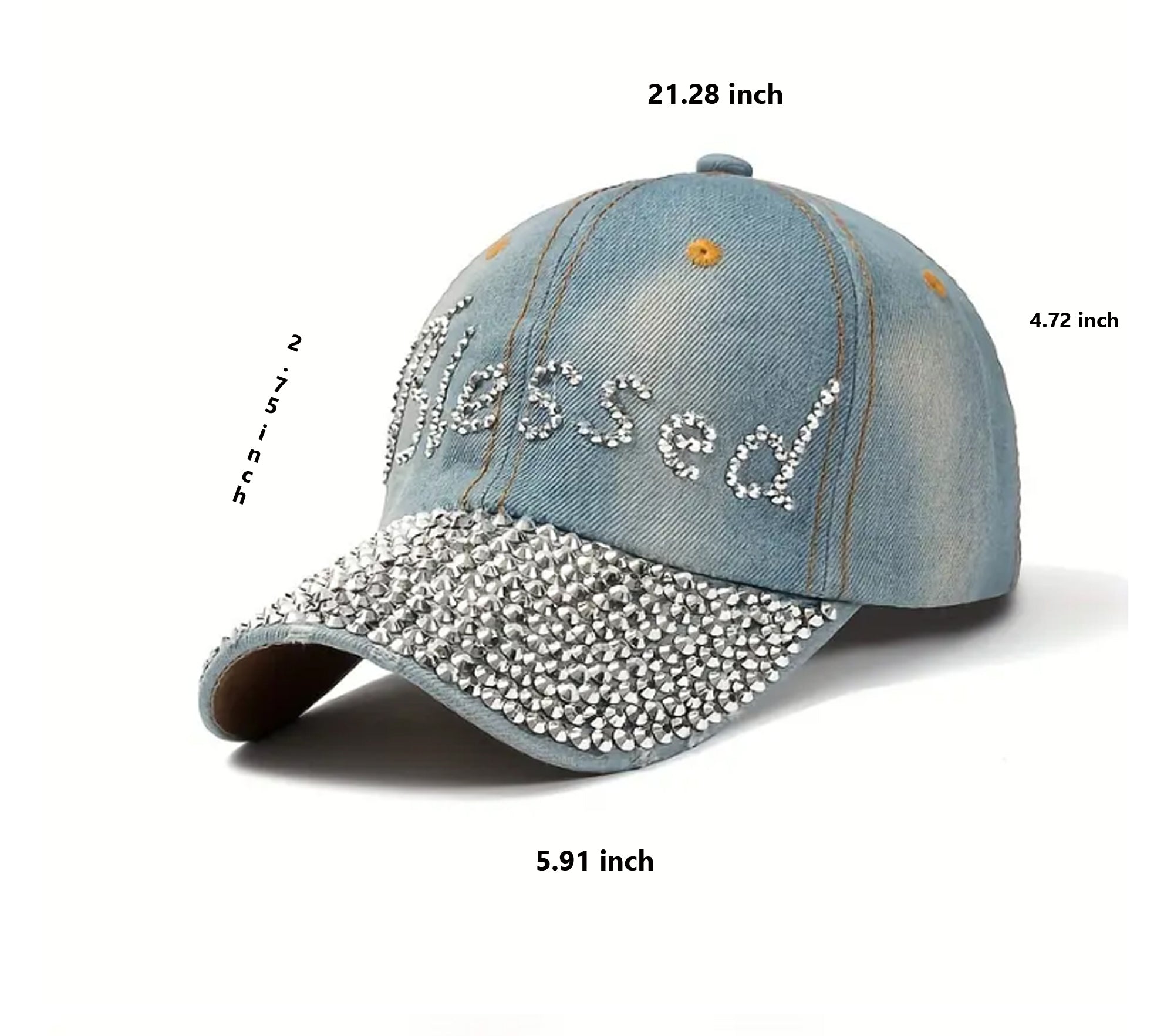 Bling Adjustable Baseball Cap | Linda Clay