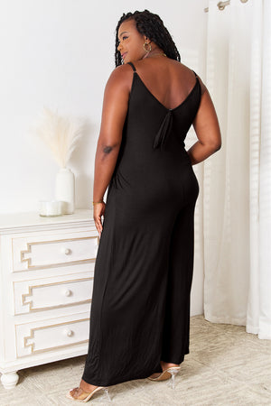 Double Take Soft Rayon Wide-Leg Jumpsuit