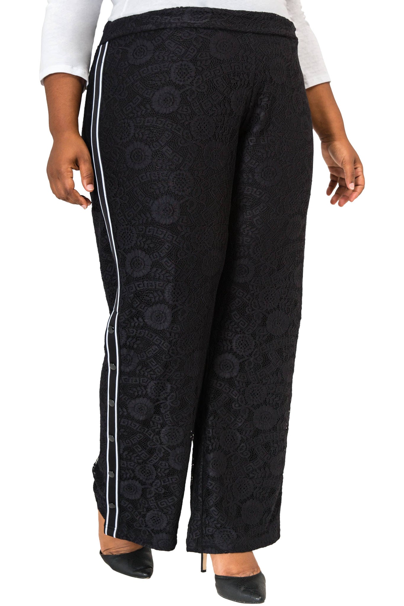 Plus Size Curvy Women's Athletic Palazzo