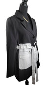 Belt Bag Pocketed Blazer | Linda Clay