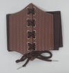 Vintage Retro Brown Braid Corset Belt
