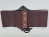 Vintage Retro Brown Braid Corset Belt