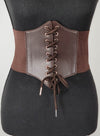 Brown Under Bust Corset Belt, Vintage Retro Corset, Elastic Waist Corset, Body Slimming Wide Belts, Cinch Belt