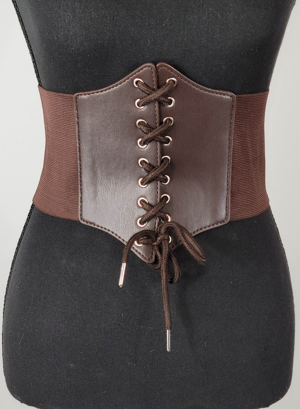 Brown Under Bust Corset Belt | Linda Clay