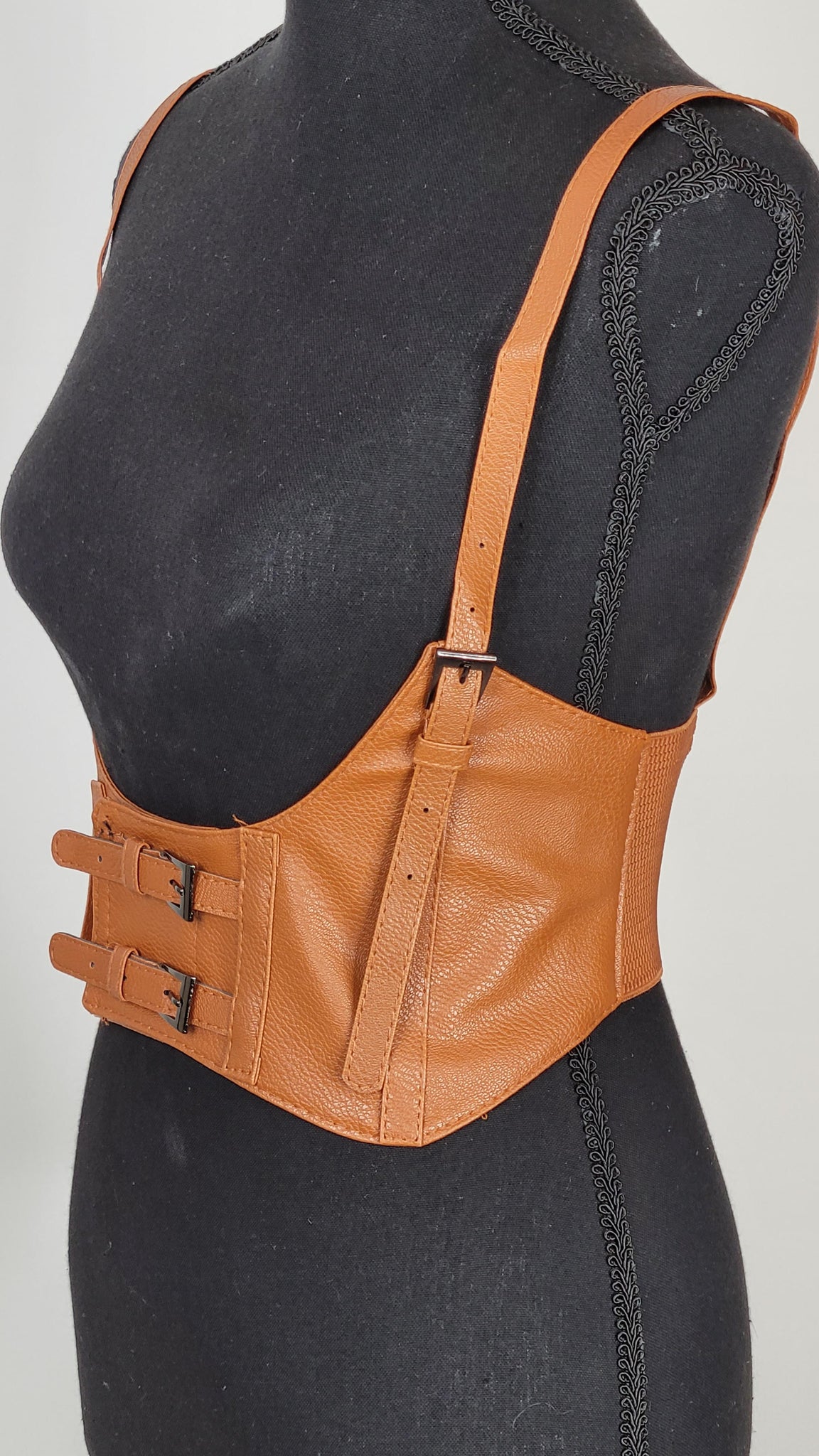 Suspender Double Breasted Corset Harness Belt