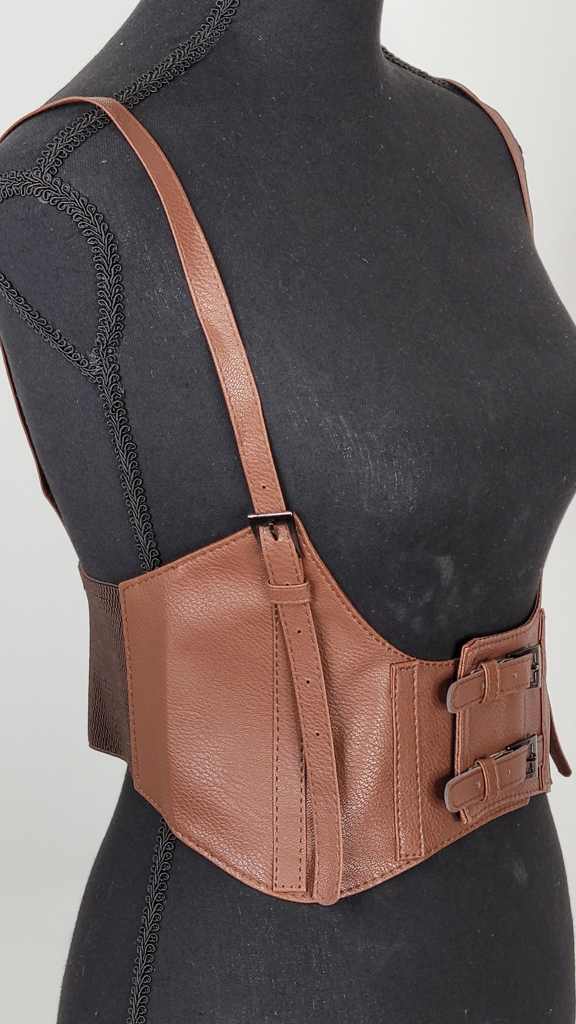 Suspender Double Breasted Corset Harness Belt