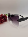 Unisex Retro Purple Grapes Colored Fashion Sunglasses