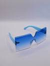 Unisex Retro Sky Blue Colored Fashion Sunglasses