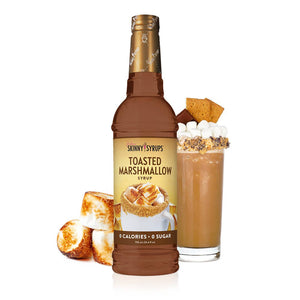 An image of a bottle of Toasted Marshmallow Syrup, with a label that evokes the warm, sweet aroma of toasted marshmallows, creating a sense of coziness and indulgence."