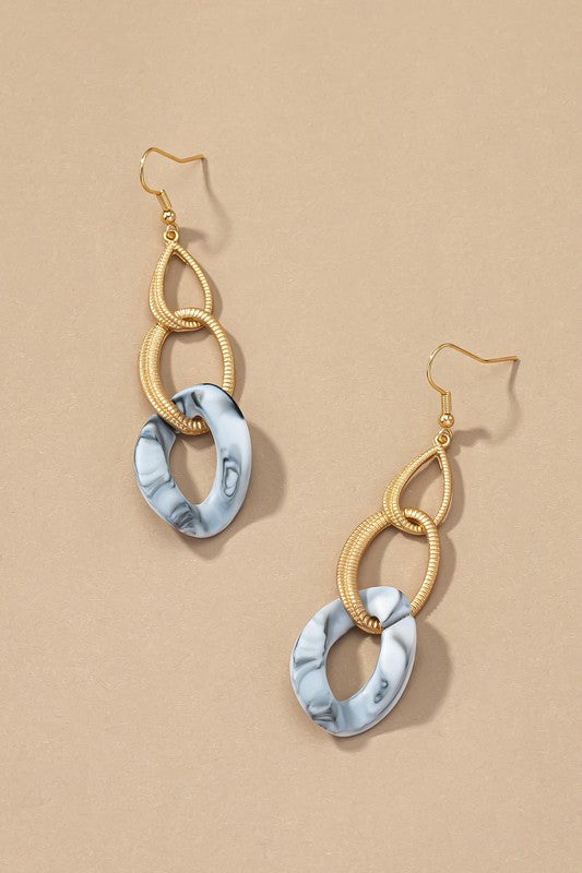 Link Chain Drop Earrings | Linda Clay