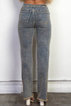 High Rise Straight Jeans | Linda Clay