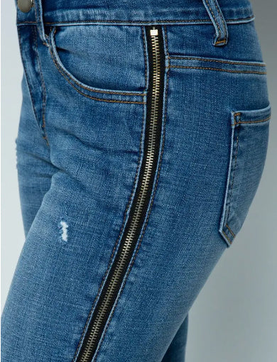 VOCAL Apparel Side Zip Jeans