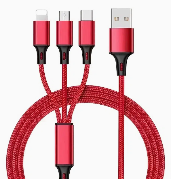 UNIVERSAL 3 in 1 FAST PHONE CHARGING CORD ADAPTER