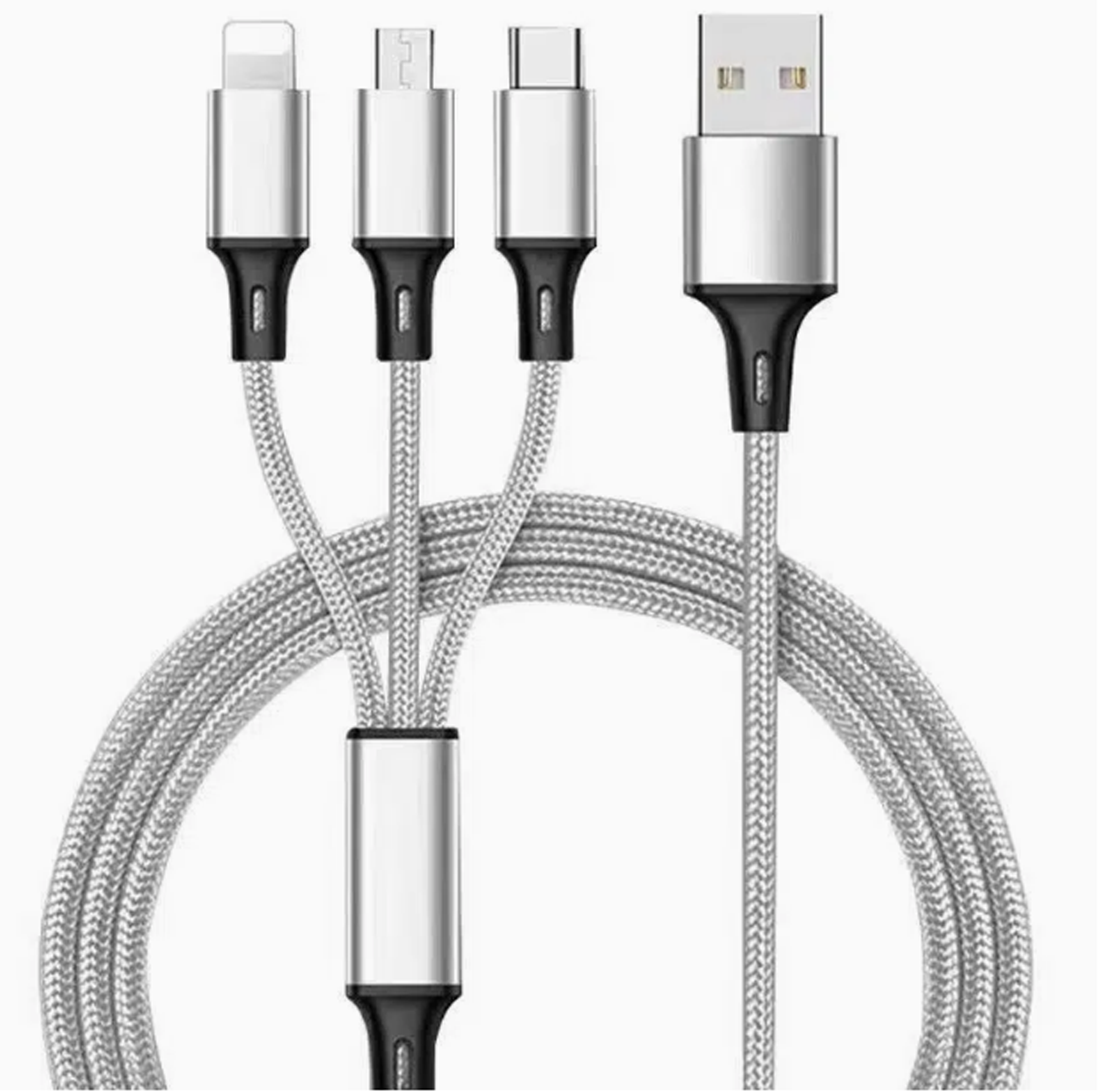 UNIVERSAL 3 in 1 FAST PHONE CHARGING CORD ADAPTER