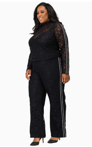 Plus Size Curvy Women's Athletic Palazzo