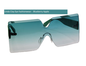 Retro Blueberry Apple Fashion Colored Sunglasses