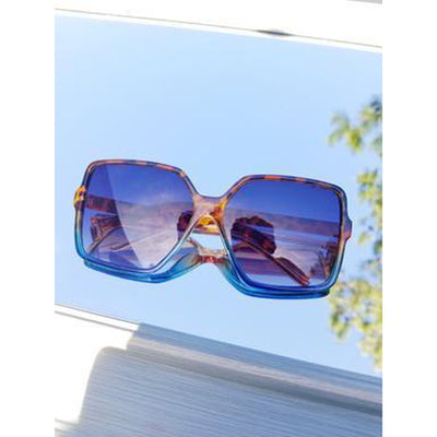 Leopard Blue Sunglasses