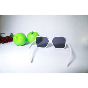 Women's Oversized White Sunglasses