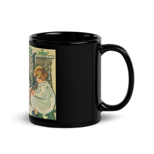 Chimney Black Glossy Mug | Linda Clay